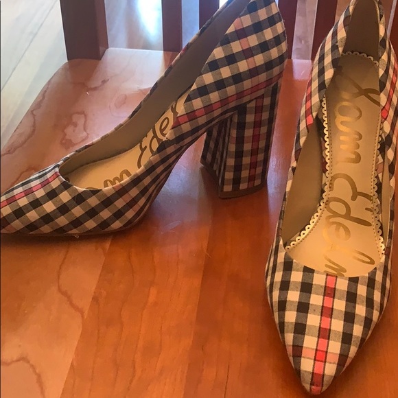 Checkered Sam Edelman heels - Picture 3 of 4